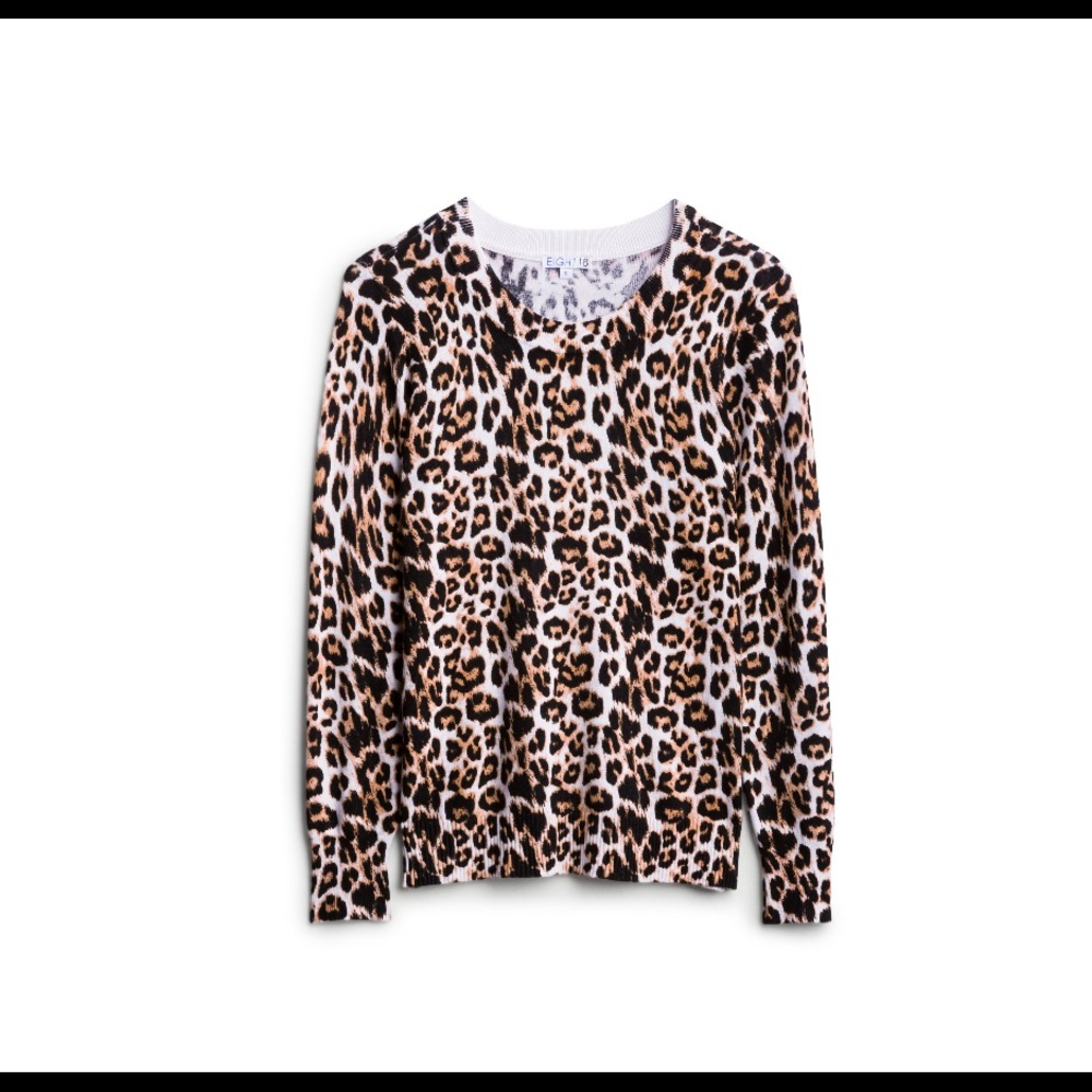 Never worn cheetah print sweater